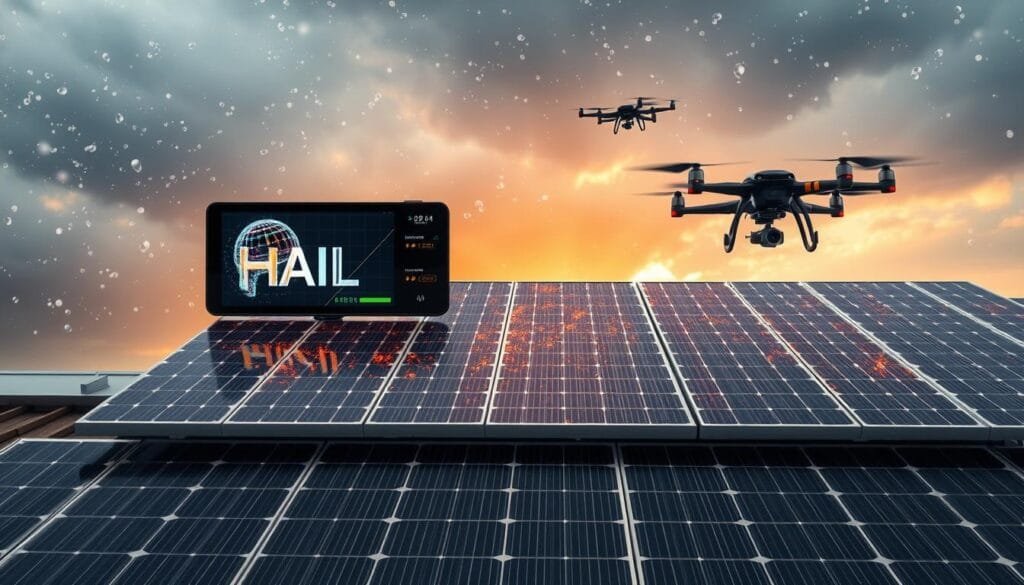 Solar Panel Hail Damage Monitoring Technologies