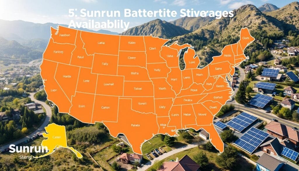 Sunrun Battery Storage Geographic Availability