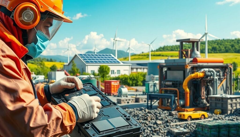 EV Battery Recycling and Sustainability