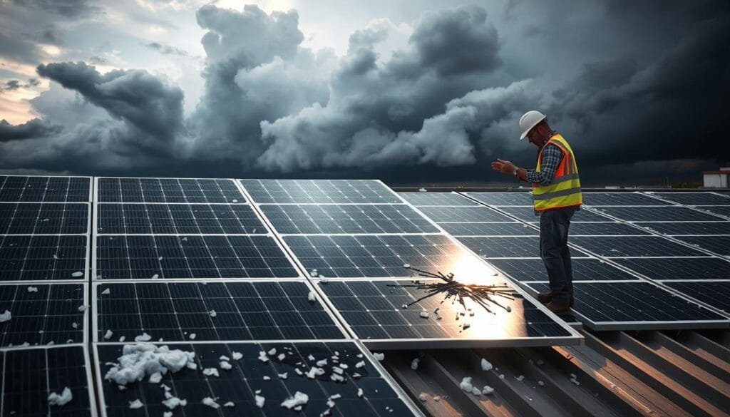 Solar Panel Hail Safety Precautions