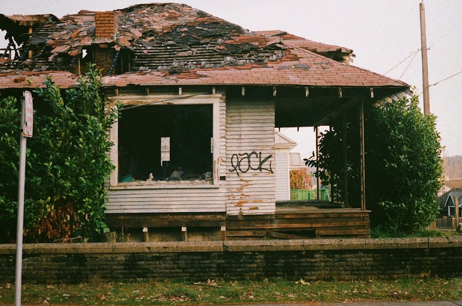 Damaged homes