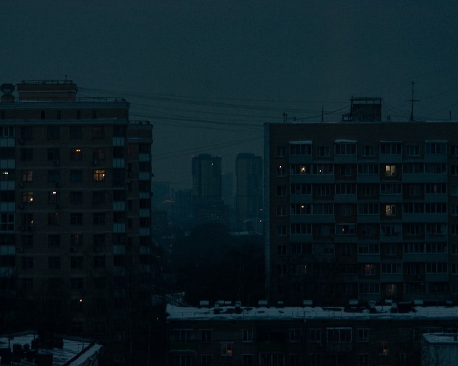 Photo Dark neighborhood