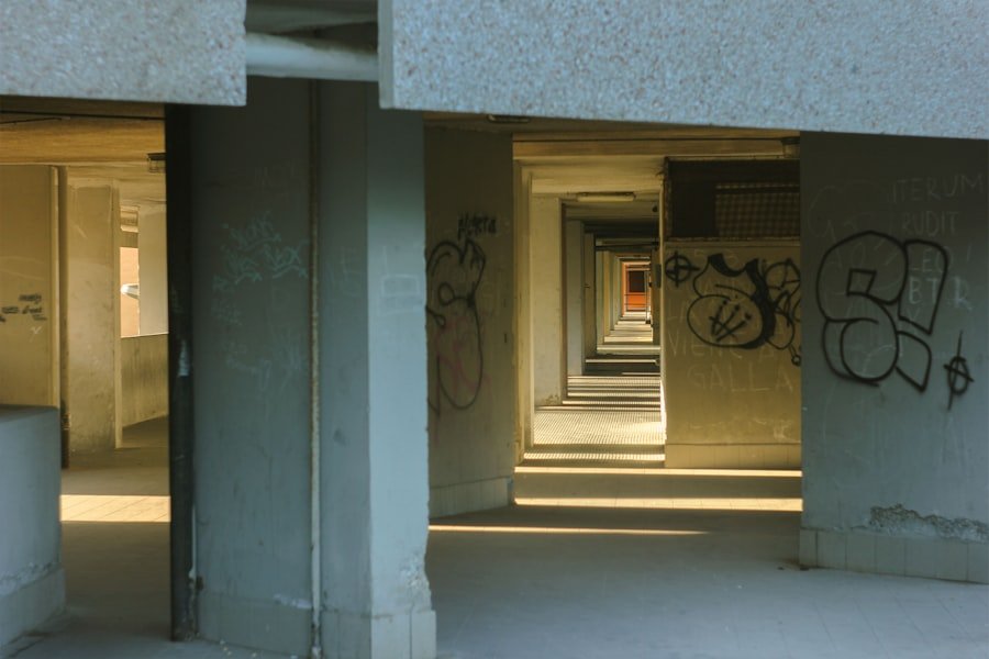 Photo Damaged buildings