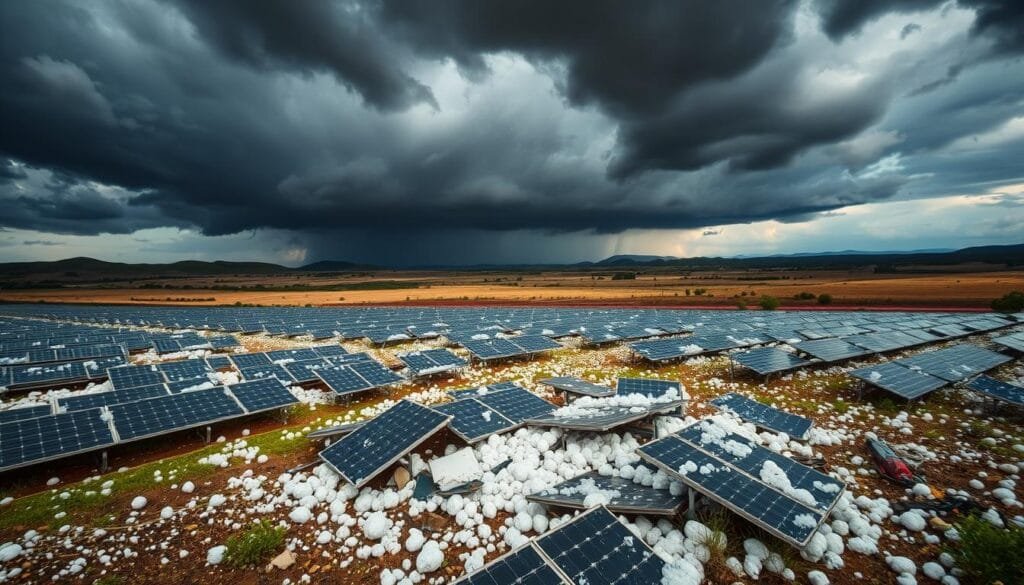 Hail Damage to Solar Farms Across the United States