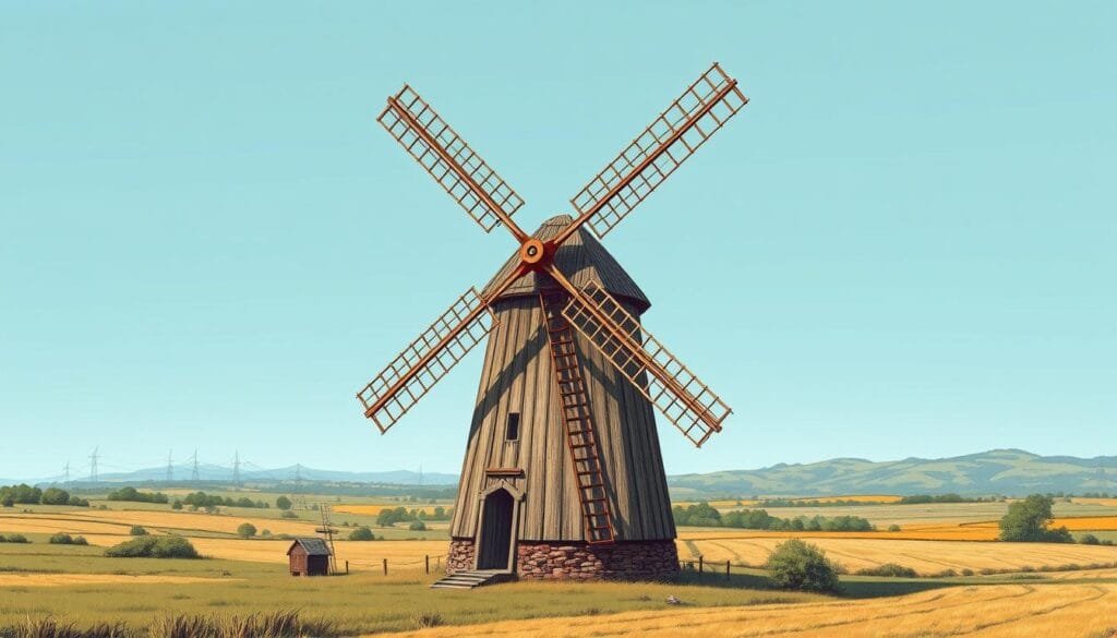Halladay Windmill Early Wind Turbine Design