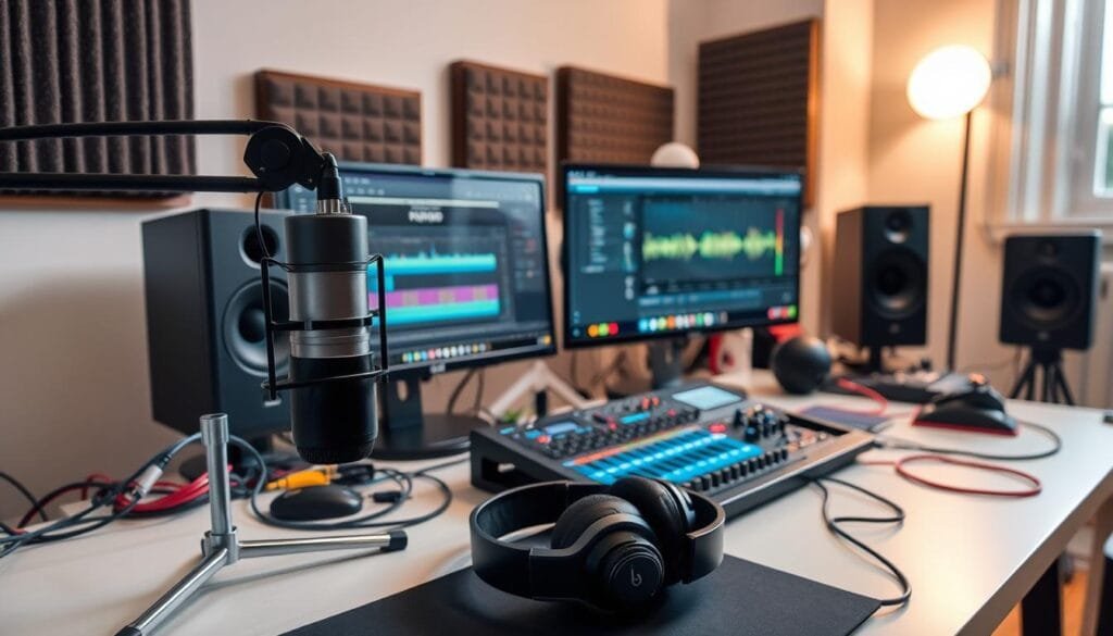 Podcast Audio Production Setup