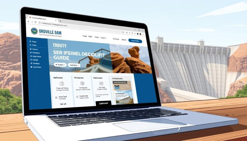 Oroville Dam Website Navigation Guide